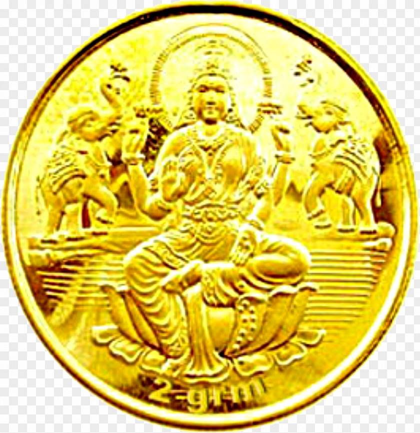 Lakshmi Gold Coin Gram Fineness PNG