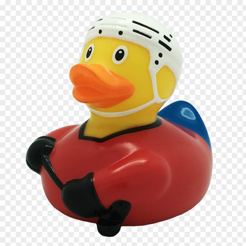 Rubber Duck Toy Ice Hockey Bathtub PNG