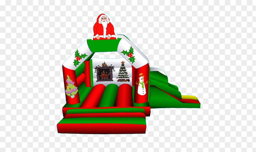 Christmas Inflatable Bouncers Ornament Castle PNG