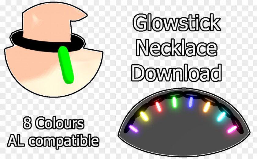 GLOW STICK Glow Stick Jewellery Necklace Bracelet Party PNG