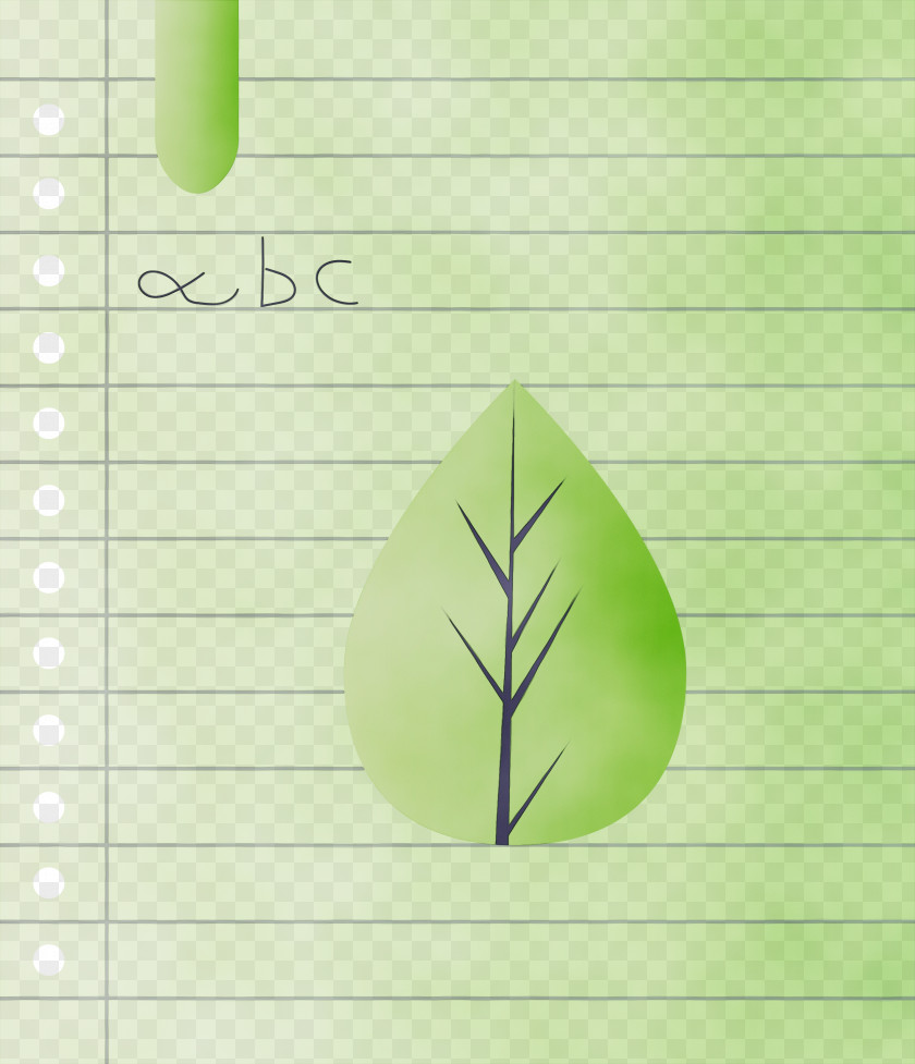 Green Leaf Text Plant Writing PNG