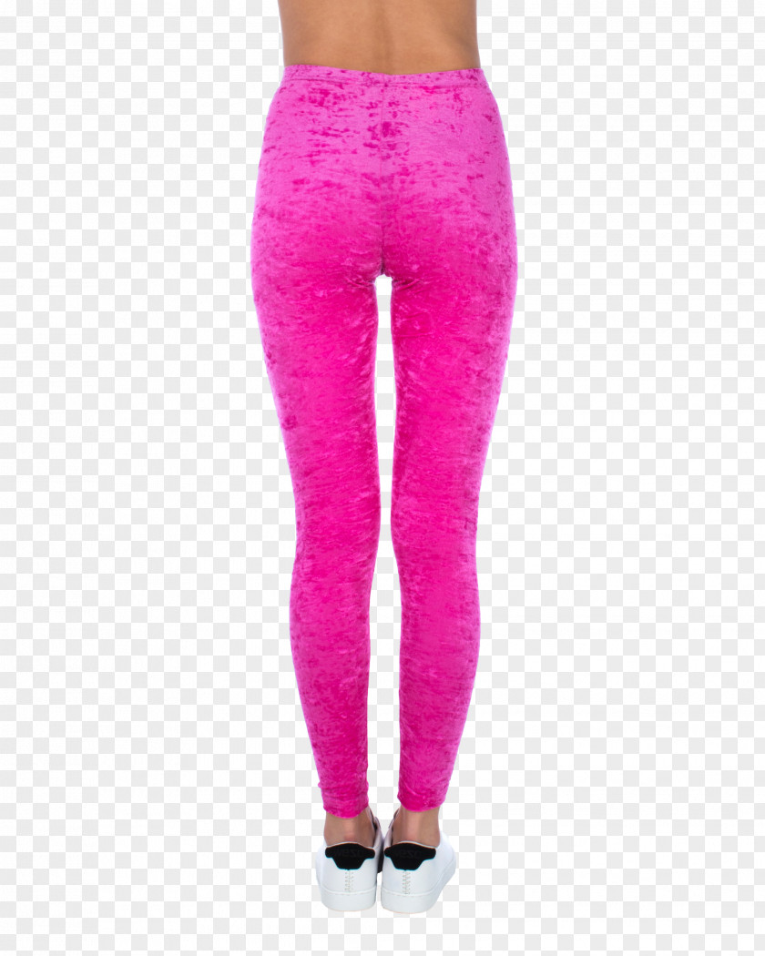 Jeans Leggings Waist Pants Pink M PNG