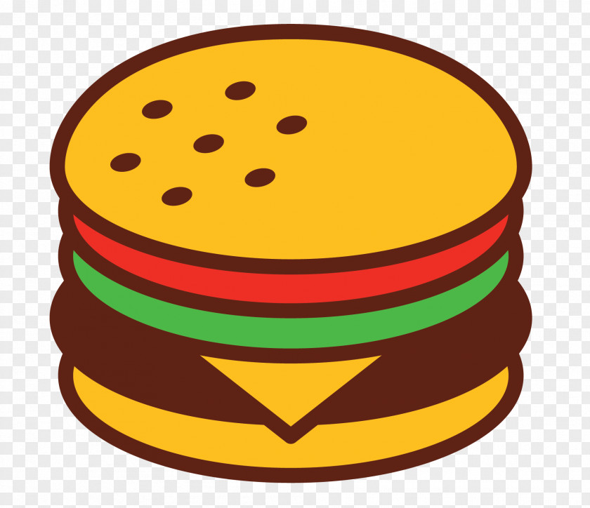 Smile Emoticon Burger Cartoon PNG