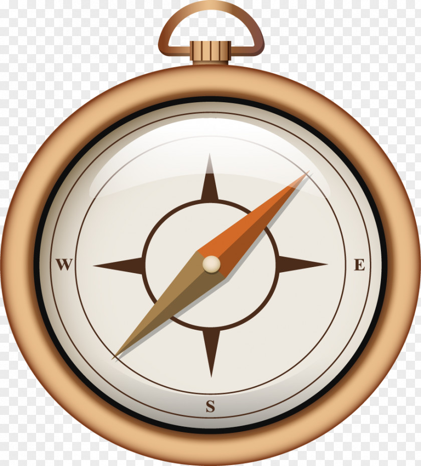 Vector Material Exquisite Compass Web Browser Safari Icon PNG