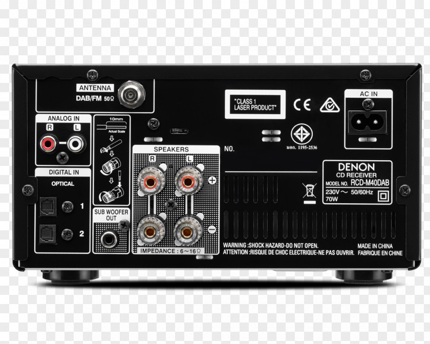 West Coast Audio System Denon D-M40DAB , High Fidelity DENON RCD-M40 DAB Mini PNG
