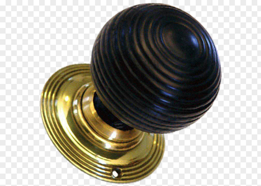 Brass 01504 Door Handle Beehive PNG