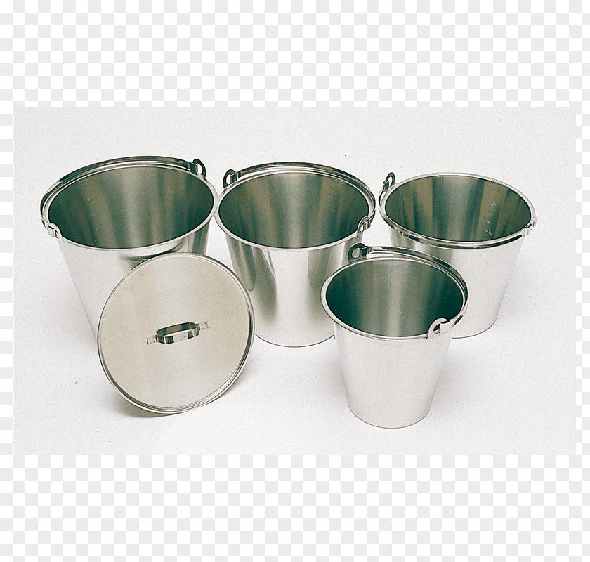 Bucket Lid Stainless Steel Tableware Stock Pots PNG