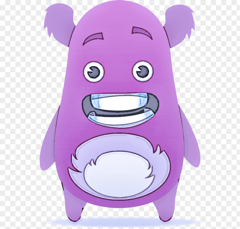 Cartoon Violet Purple Animation Snout PNG