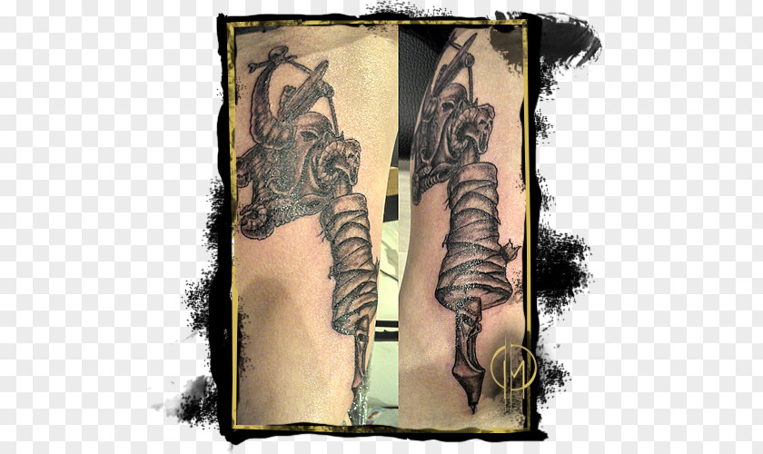 Tattoo Gun Abziehtattoo Modern Art Black Grey PNG