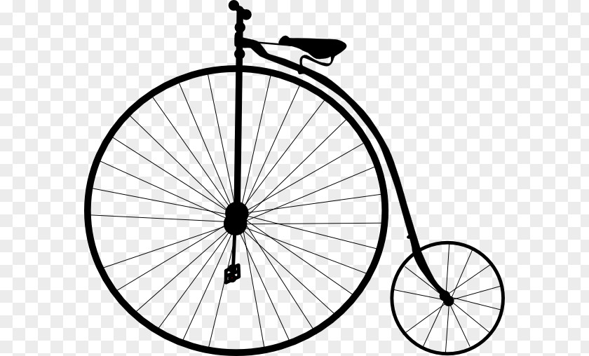 Big Tire Cliparts History Of The Bicycle Penny-farthing Cycling Clip Art PNG