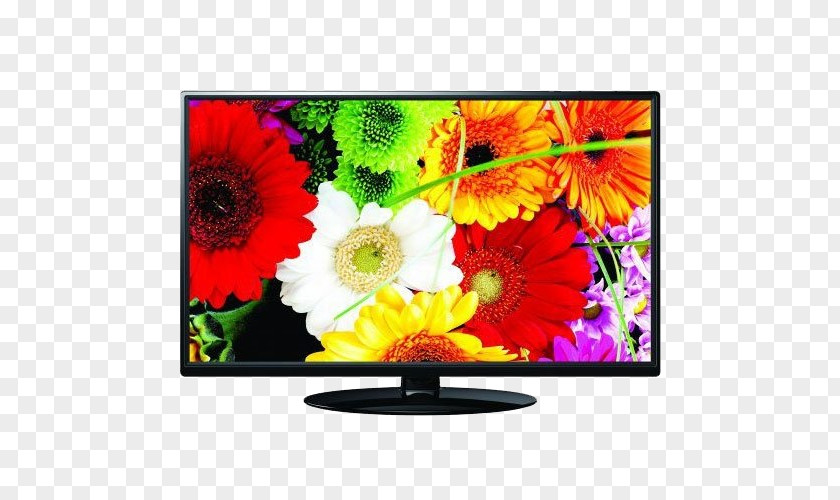 Iron Stool LED-backlit LCD High-definition Television Smart TV Set PNG