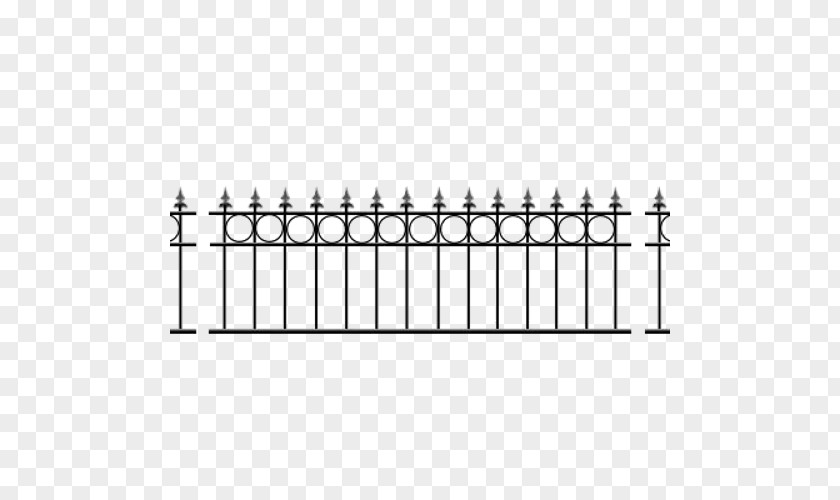 Steel Gate Fence Wrought Iron Guard Rail Metal PNG