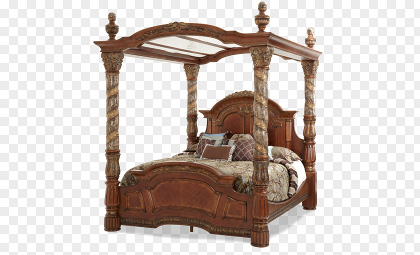 Table Villa Valencia Bedside Tables Four-poster Bed PNG