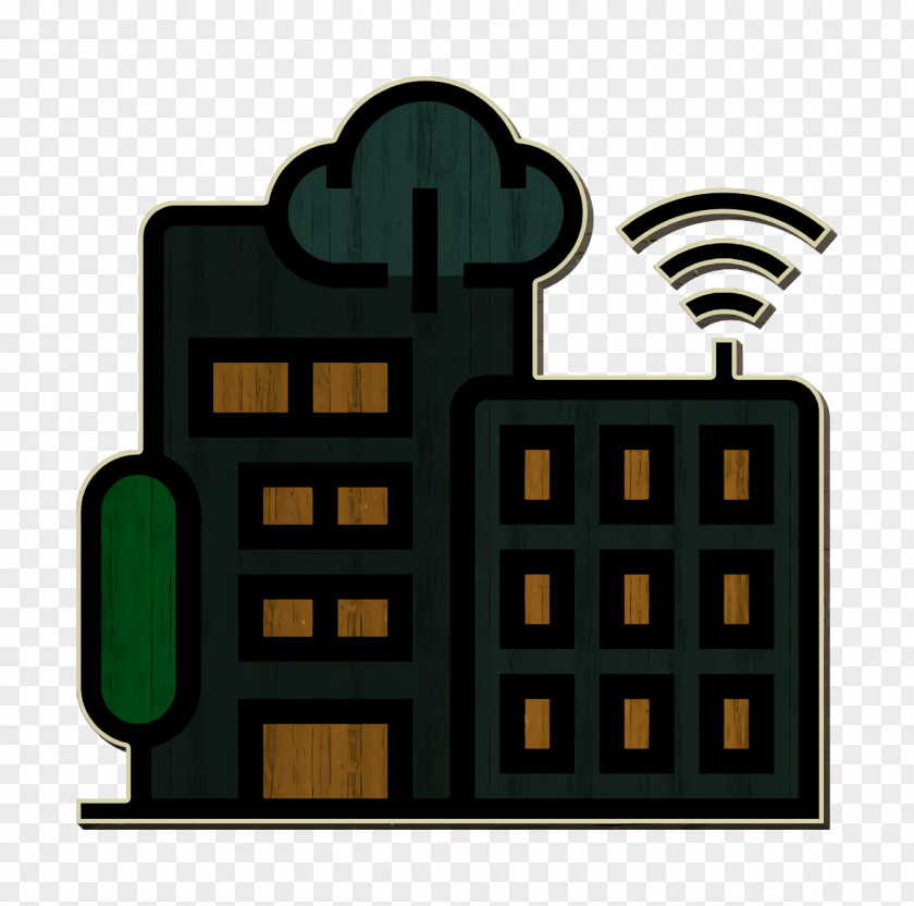 Technologies Disruption Icon Smart City Wifi PNG
