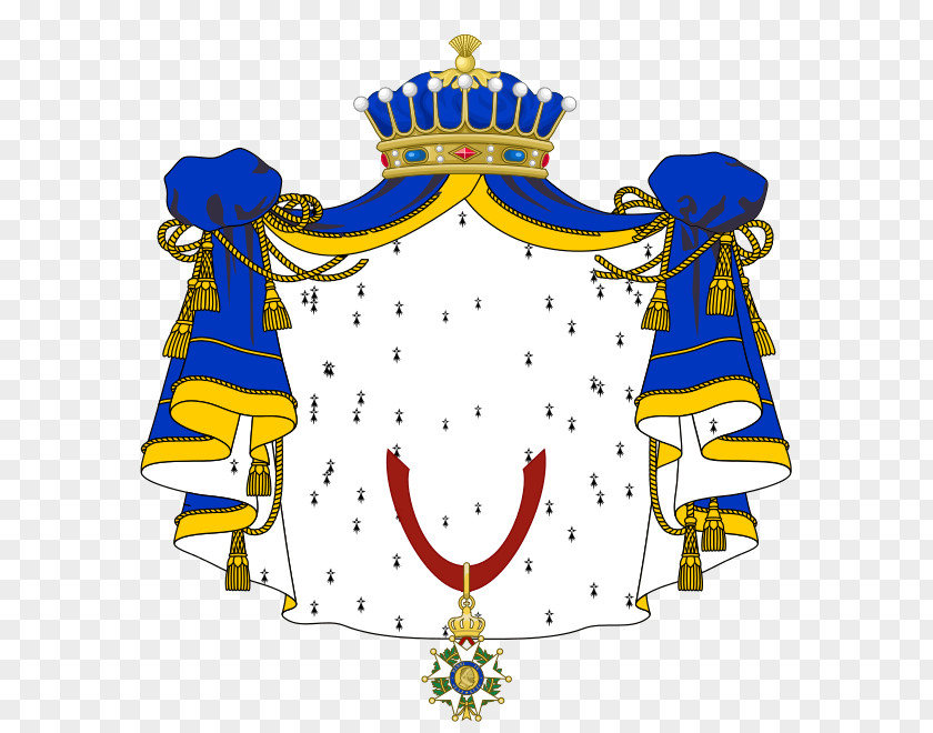 France Coat Of Arms Peerage Mantle And Pavilion Heraldry PNG