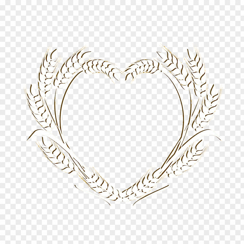 Love Wheat Background Border Icon PNG