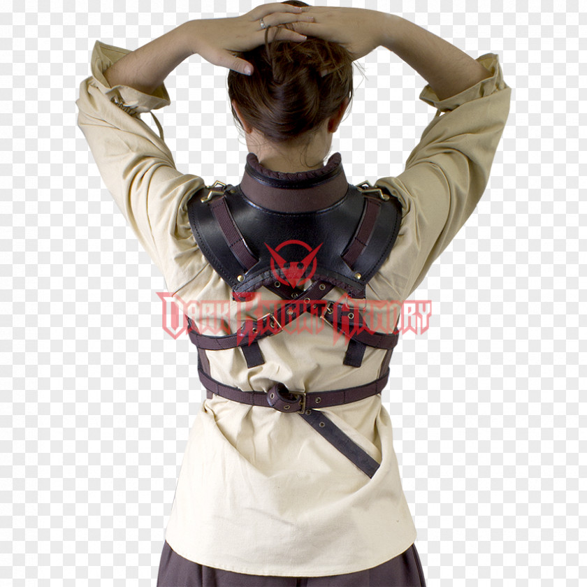 Medieval Female Armour Leather Body Armor Thief Live Action Role-playing Game PNG