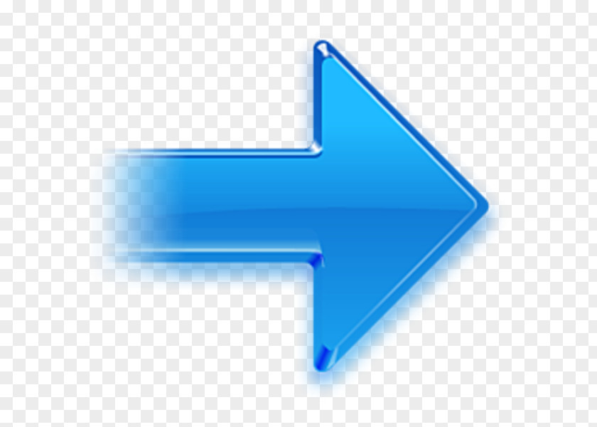 Right Arrow Blue Download PNG