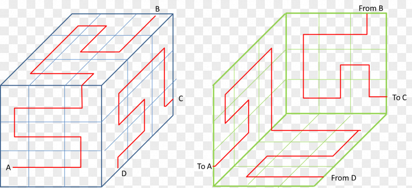 Rubik's Line Point Angle PNG