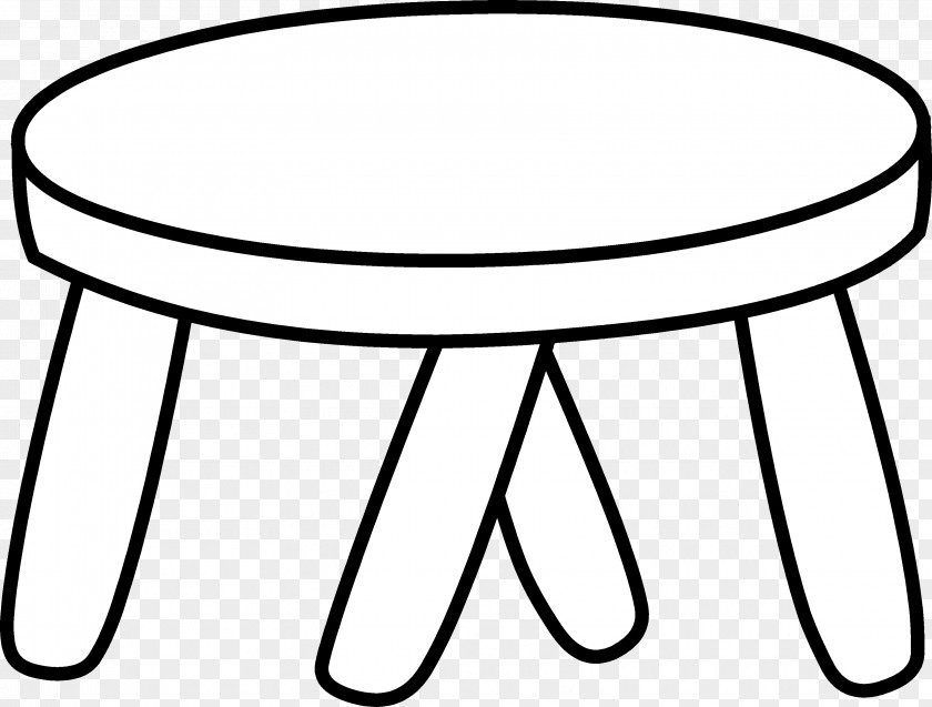 Stool Table Footstool Chair Clip Art PNG