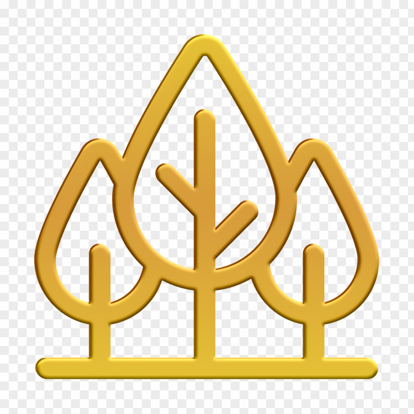 Trees Icon Forest Nature PNG