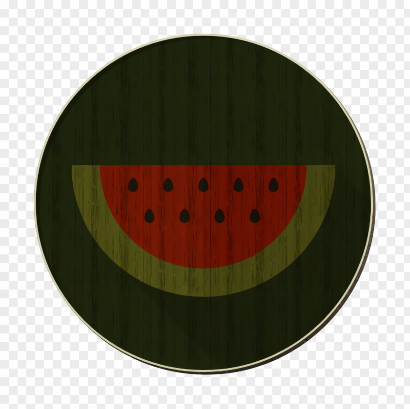 Watermelon Icon Circle Color Food PNG