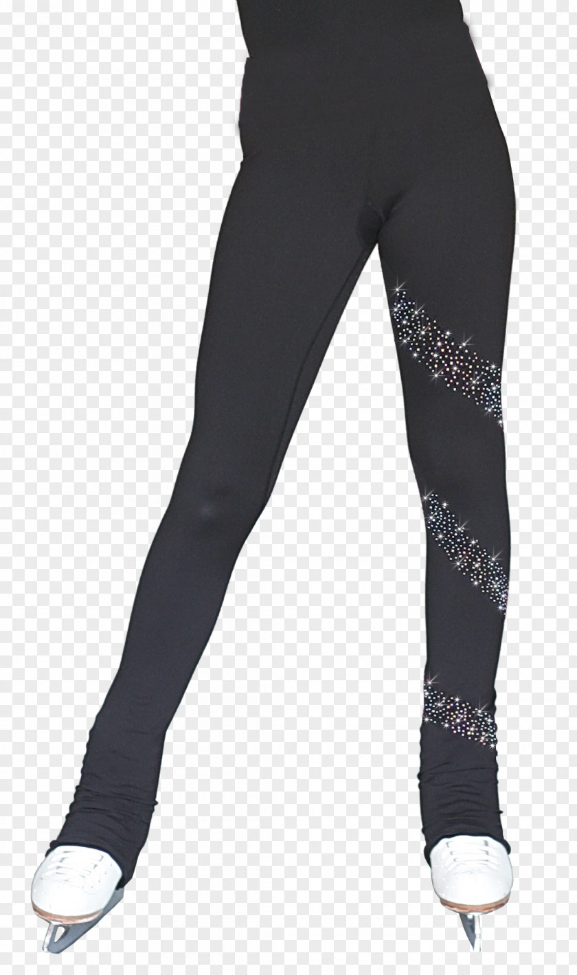 Band Shirts With Black Jeans Figure Skating Pants Ice Clothing Leggings PNG