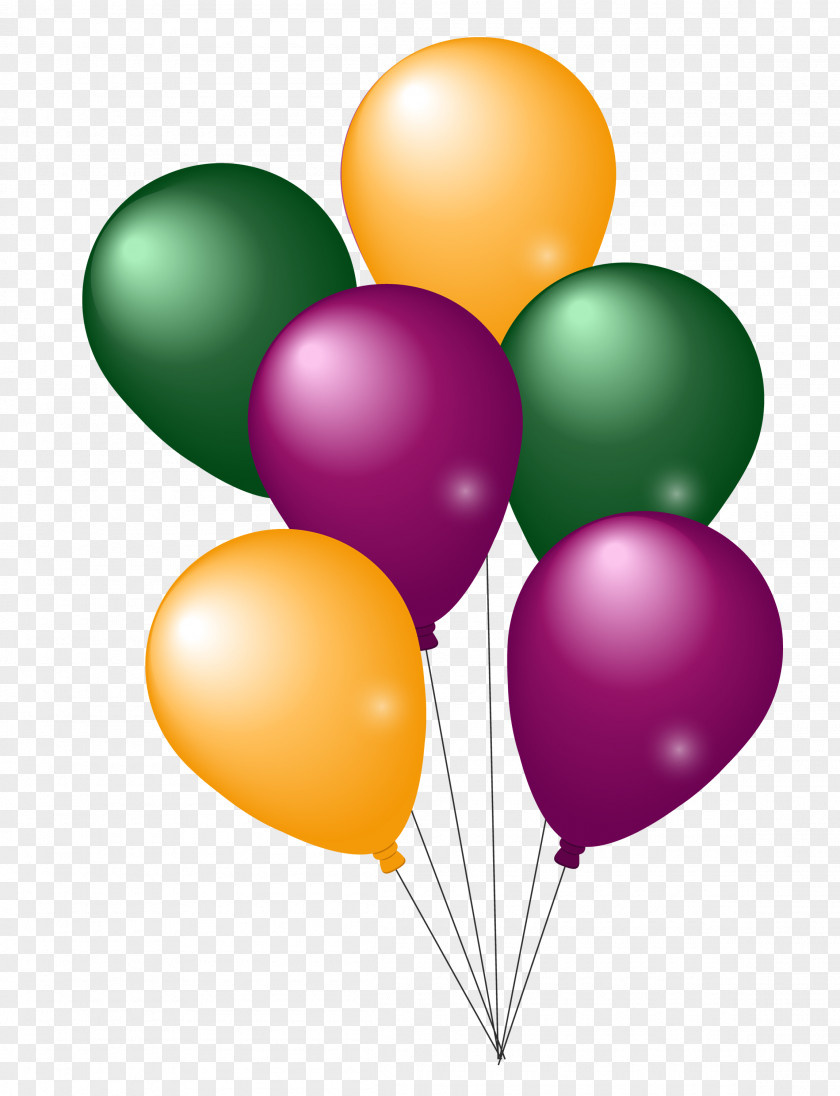 Colorful Party Balloons Balloon PNG