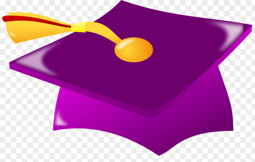 Graduation Scroll Cliparts Square Academic Cap Ceremony Purple Clip Art PNG