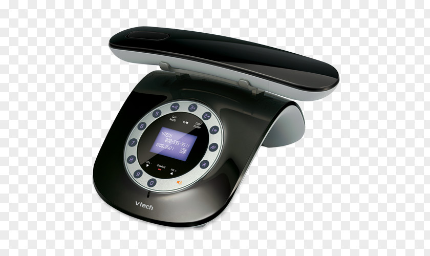 Retro Phone VTech Holdings LS6195 Cordless Telephone Home & Business Phones Digital Enhanced Telecommunications PNG