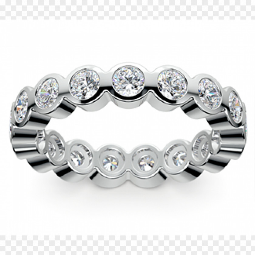 Ring Wedding Bezel Diamond Cut Engagement PNG