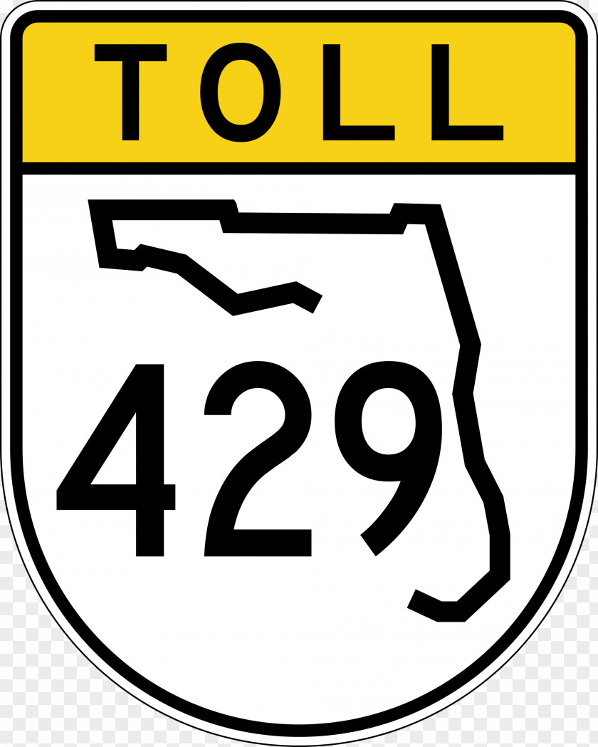 Road Florida State 429 Florida's Turnpike 417 Ocoee Toll PNG