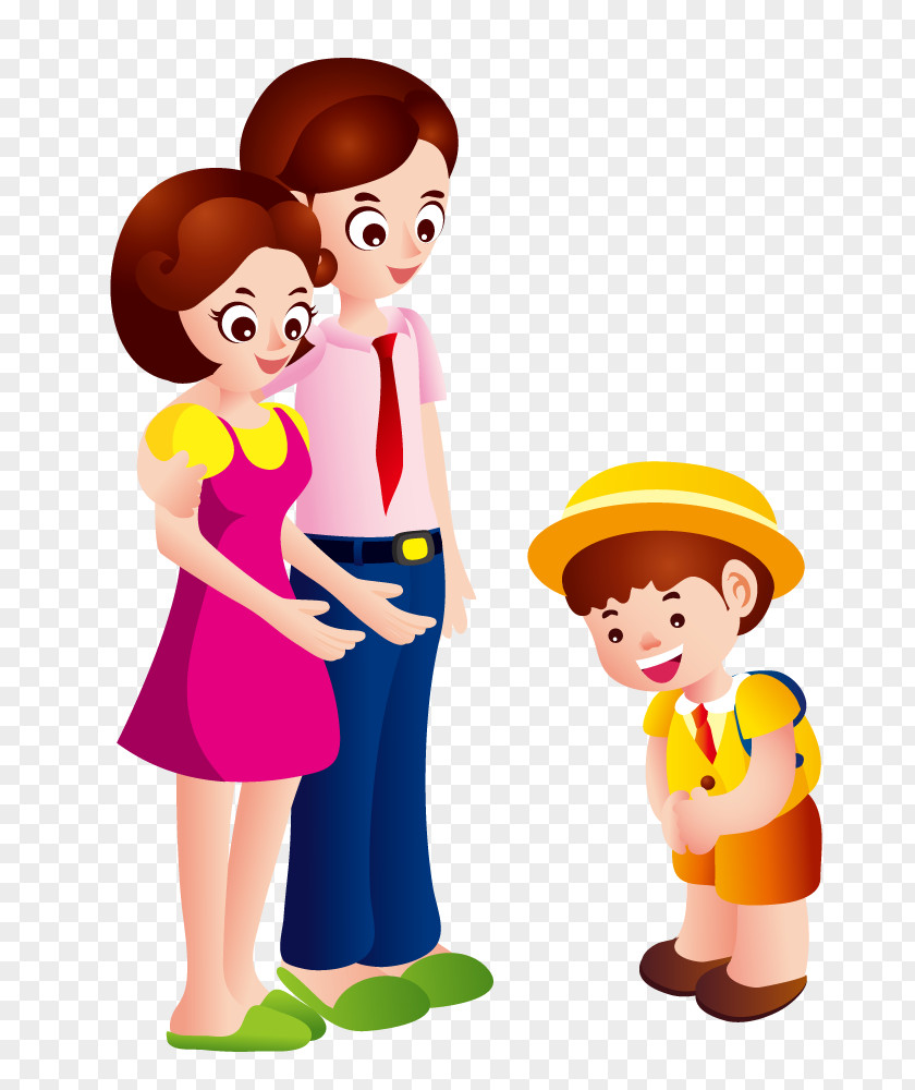 Say Goodbye To Parents Child Parent Clip Art PNG