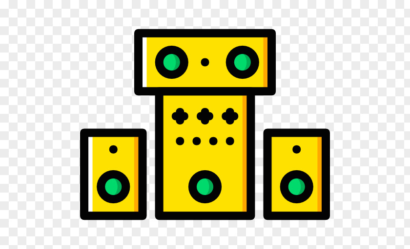 Sound System Line Clip Art PNG