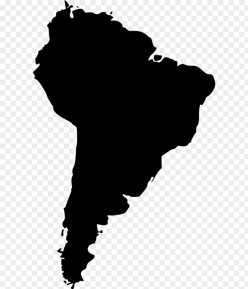 United States South America Subregion Map PNG