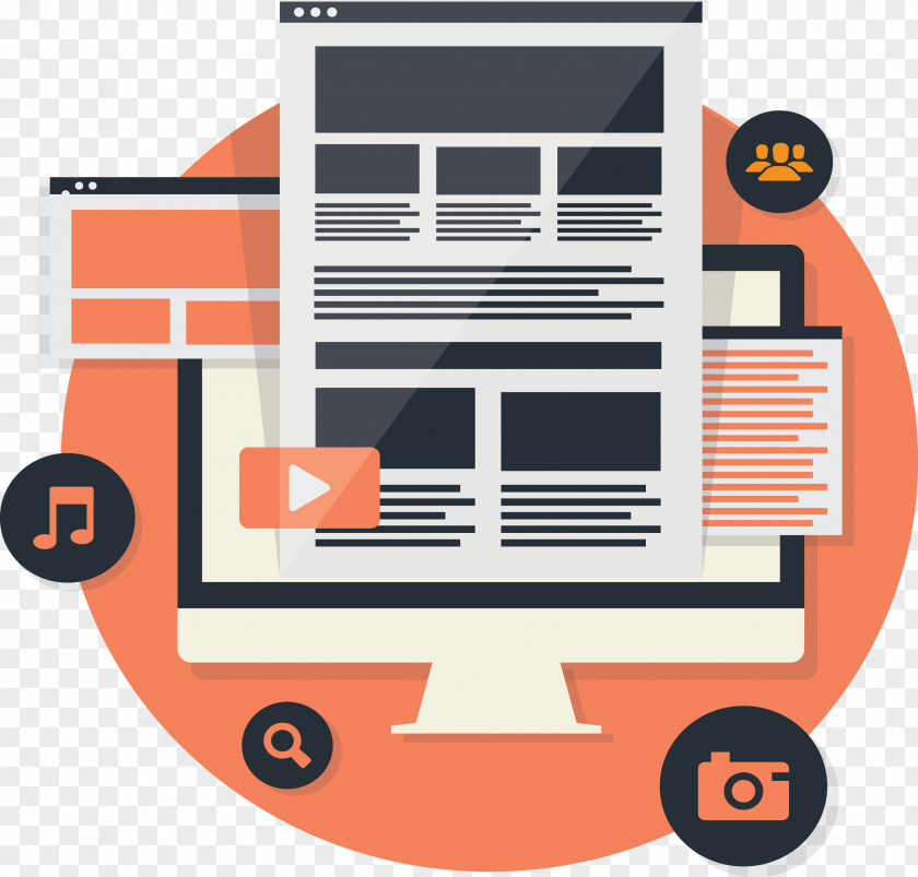 Web Design Flow Chart. Euclidean Vector Icon PNG