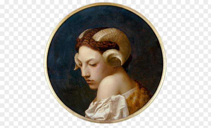 Painting Woman's Head With Ram Horns Pygmalion And Galatea Musée Des Beaux-Arts De Nantes The Bacchante PNG