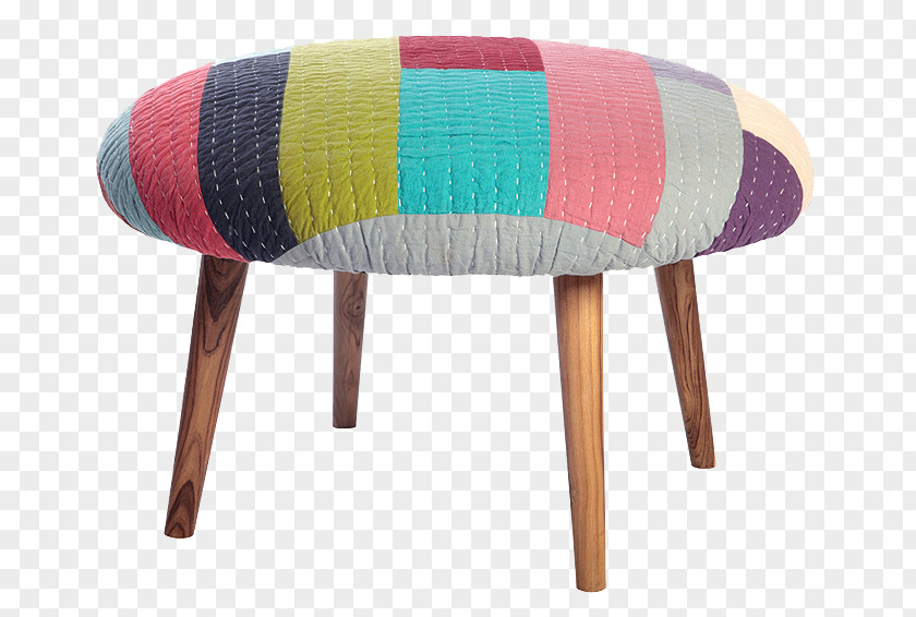 Patchwork Stool Furniture IKEA Chair PNG