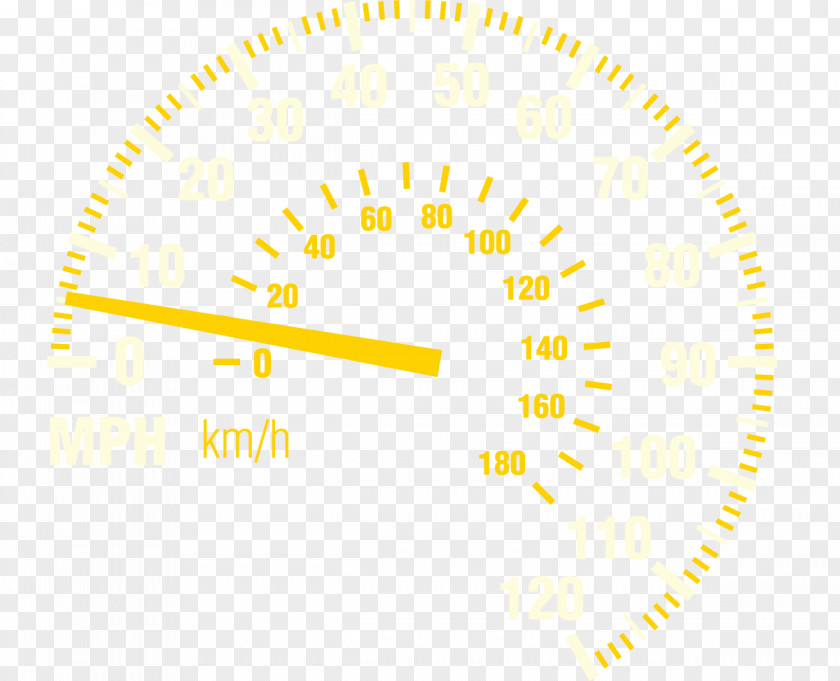 Vector Yellow Circular Dial Pointer Count Mileage Oil Table Car Circle PNG