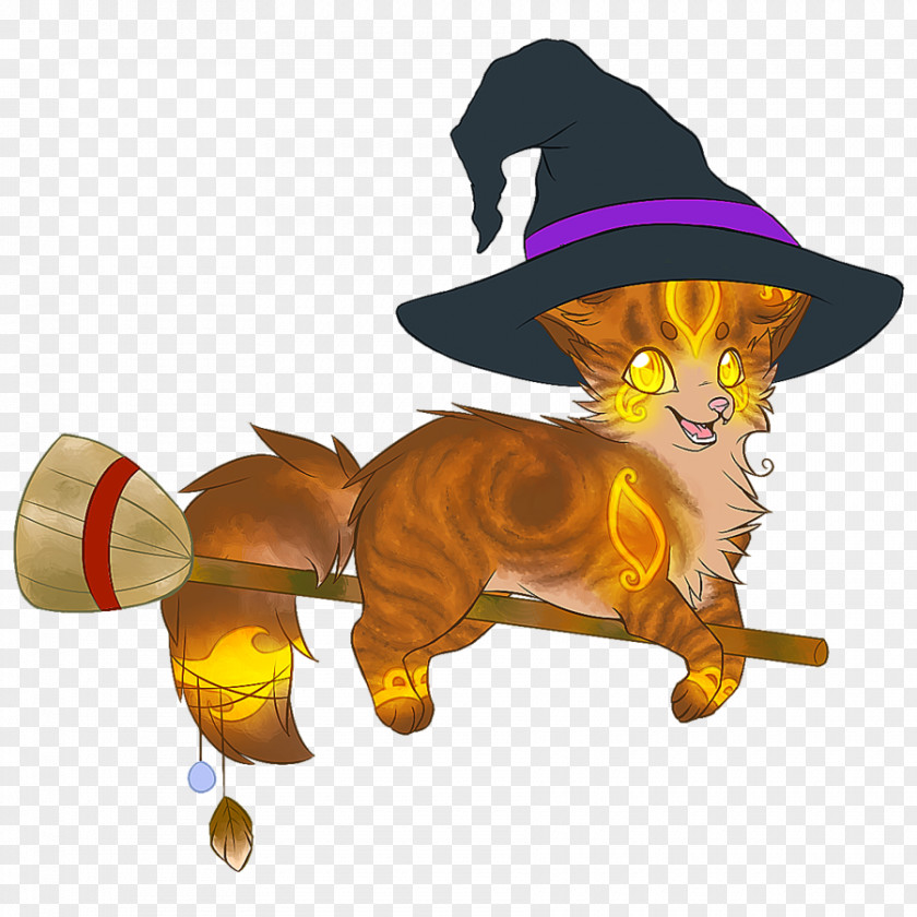 Witch Cat Dog Clip Art Illustration Tail PNG
