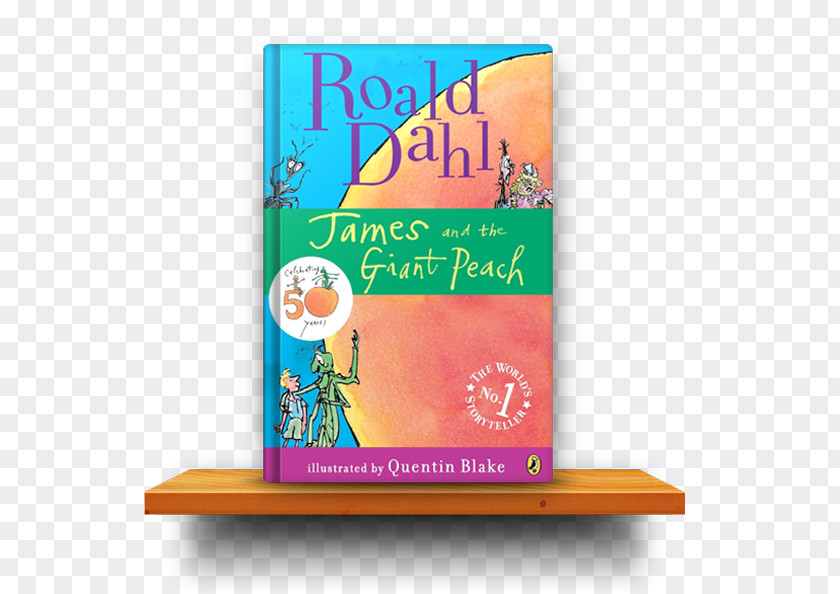 Book James And The Giant Peach By Roald Dahl Henry Trotter Children's Literature PNG
