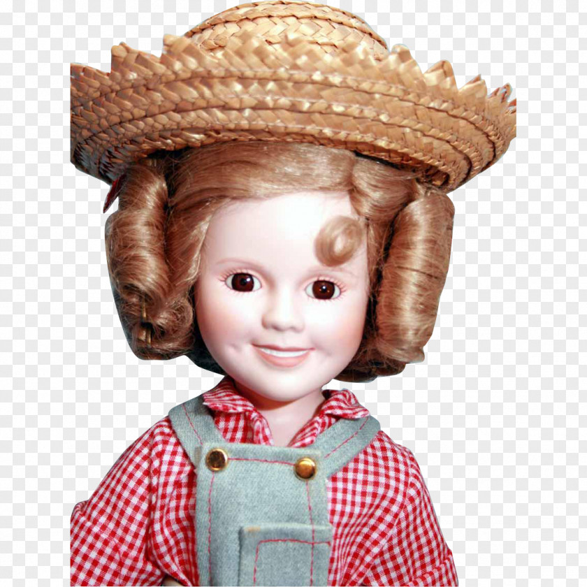 Doll Shirley Temple Rebecca Of Sunnybrook Farm Bisque Danbury Mint PNG