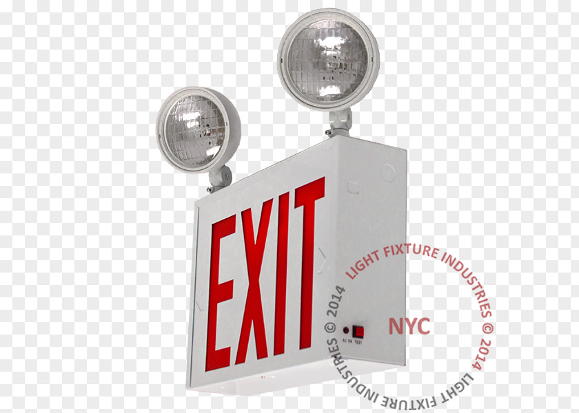 Light Emergency Lighting Exit Sign PNG