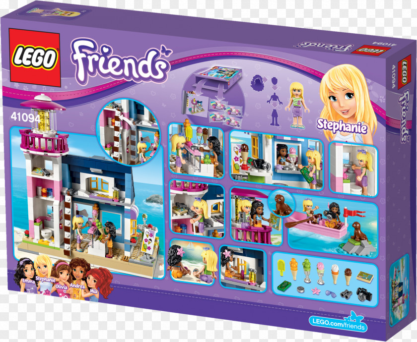 Toy LEGO Friends 41094 Heartlake Lighthouse Lego City PNG