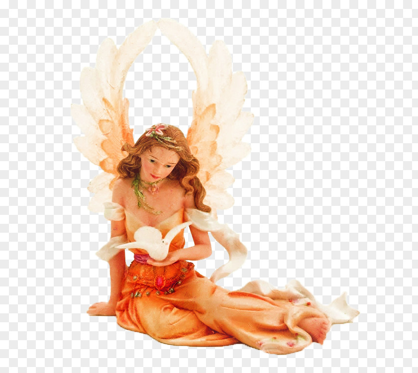 Continental Angel Statue Figurine PNG