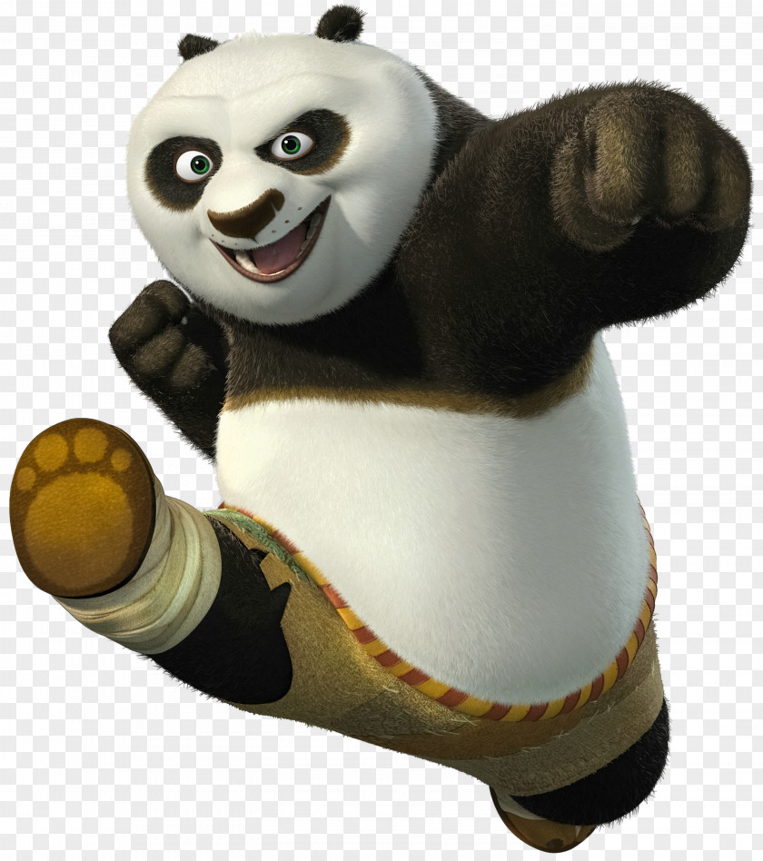 Kung Fu Panda Po Giant Master Shifu PNG
