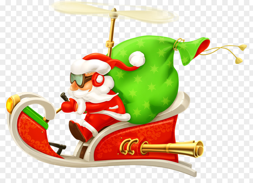 Lovely Santa Claus Christmas Ornament New Year PNG