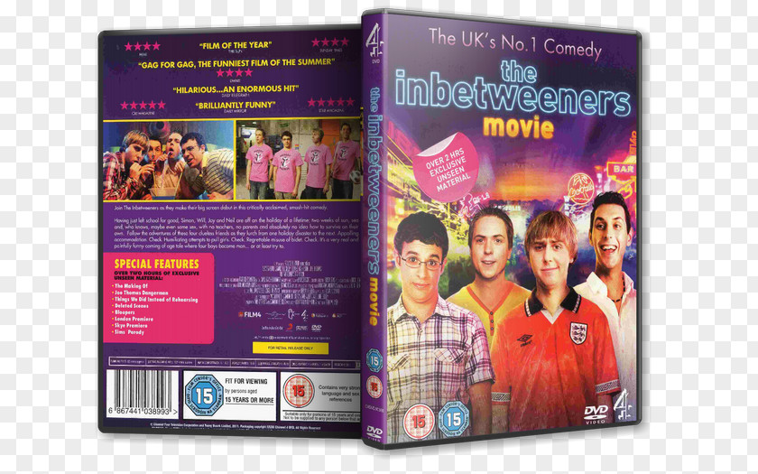 The Inbetweeners United Kingdom Film Poster DVD PNG