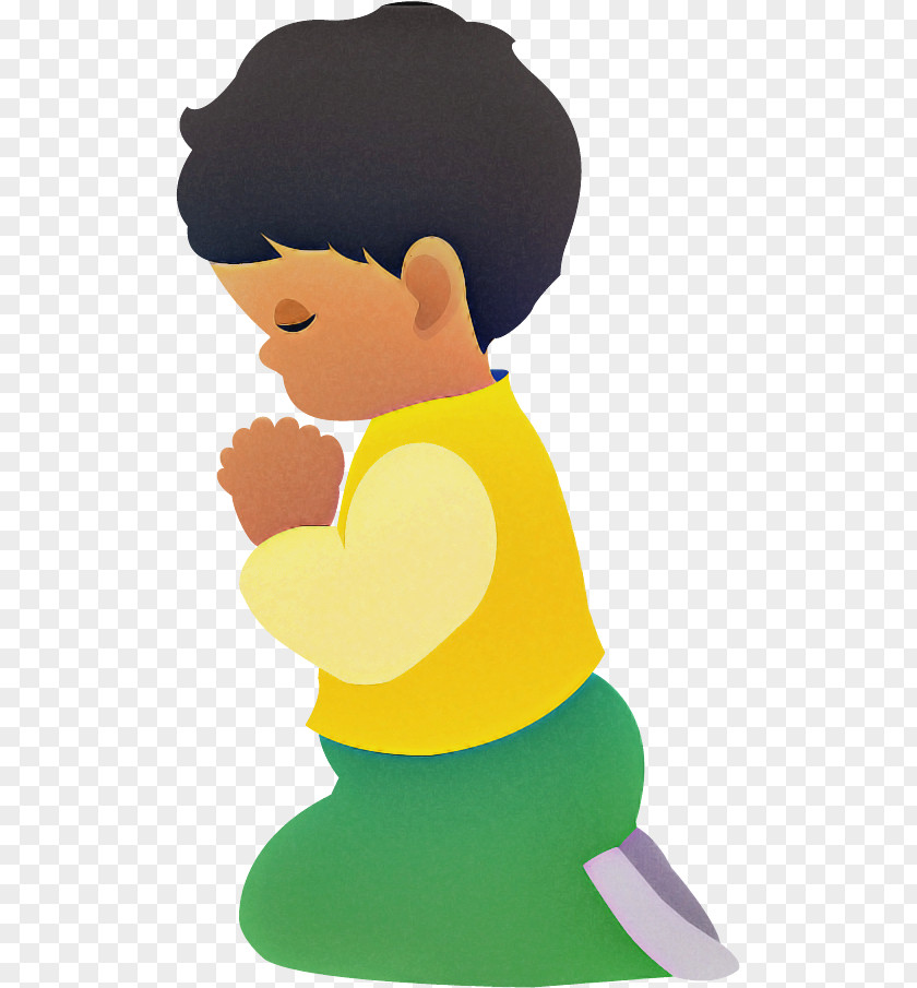 Cartoon Yellow Behavior Human PNG