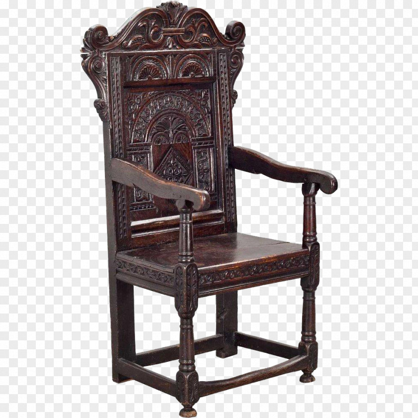 Chair English Renaissance Furniture Seat PNG